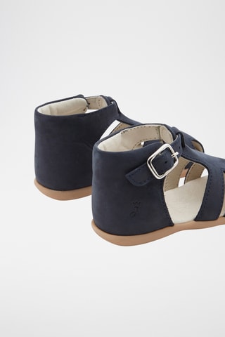 Nubuck Sandalen - Marineblauw