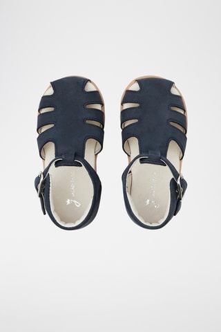 Nubuck Sandalen - Marineblauw