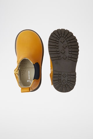 Leren Boots - Mosterdgeel