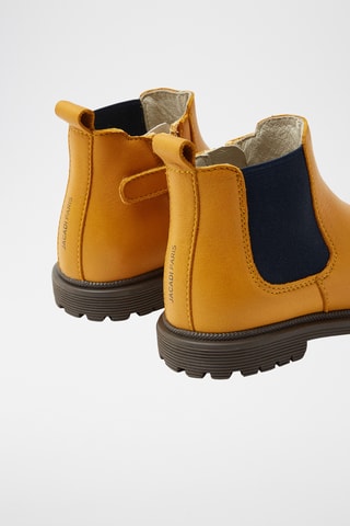 Leren Boots - Mosterdgeel