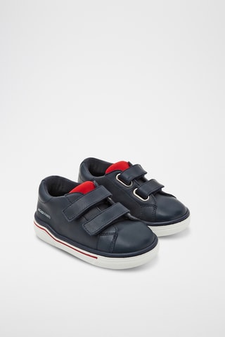 Leren Sneakers - Marineblauw