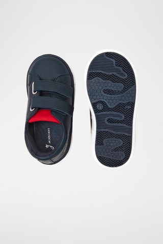 Leren Sneakers - Marineblauw