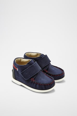 Leren Boots - Marineblauw