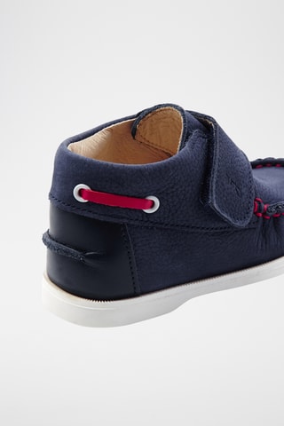 Leren Boots - Marineblauw