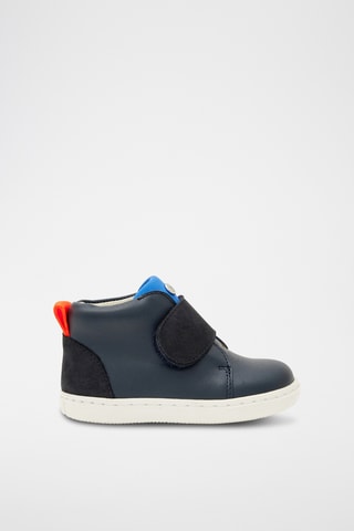 Hoge Leren Sneakers - Grijs