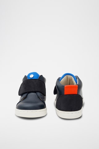 Hoge Leren Sneakers - Grijs