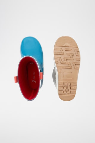 Regenlaarzen - Petrolblauw en Zwart