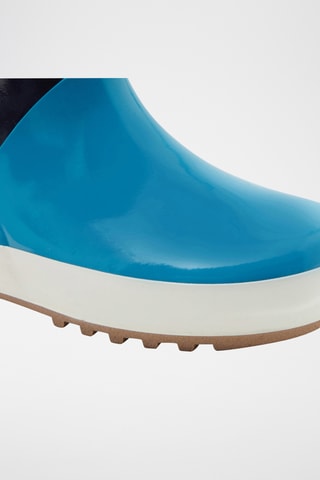 Regenlaarzen - Petrolblauw en Zwart