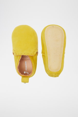 Nubuck Pantoffels - Mosterdgeel