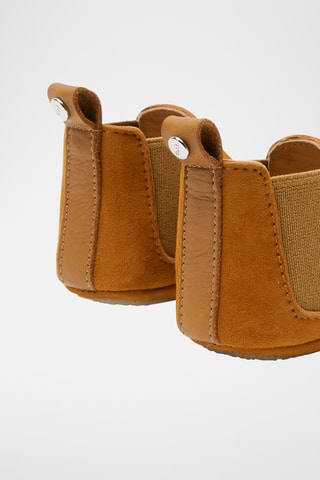 Leren Pantoffels - Camel