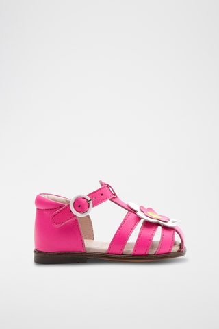 Leren Saloméschoenen - Roze en Wit