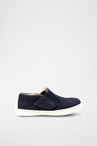 Leren Slip-ons - Marineblauw