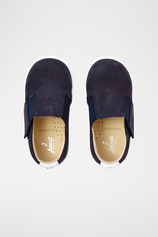 Leren Slip-ons - Marineblauw