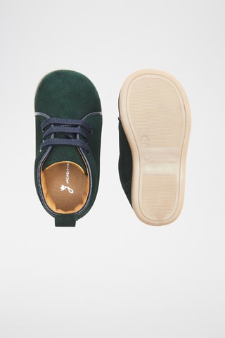 Nubuck Boots - Donkergroen