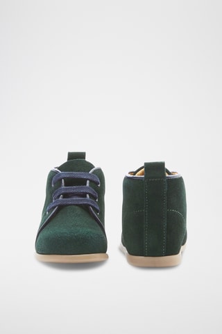 Nubuck Boots - Donkergroen