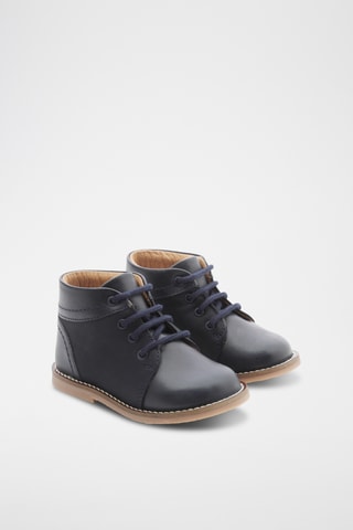 Leren Boots - Zwart en Marineblauw