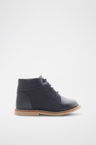 Leren Boots - Zwart en Marineblauw