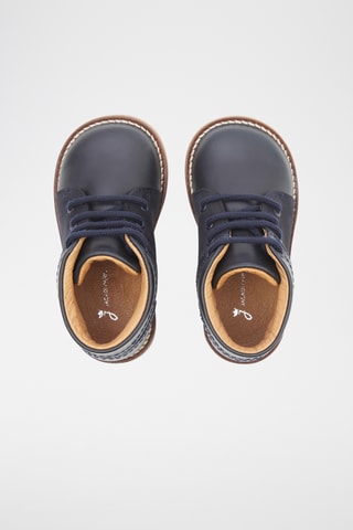 Leren Boots - Zwart en Marineblauw