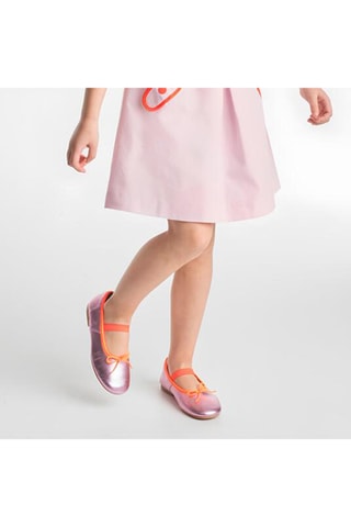 Leren Mary Janes - Roségoudkleurig