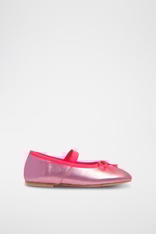 Leren Mary Janes - Roségoudkleurig