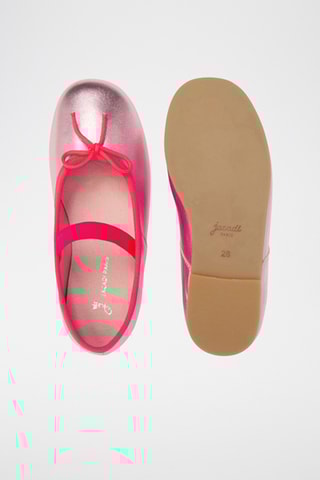 Leren Mary Janes - Roségoudkleurig