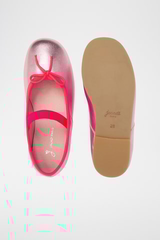 Leren Mary Janes - Roségoudkleurig