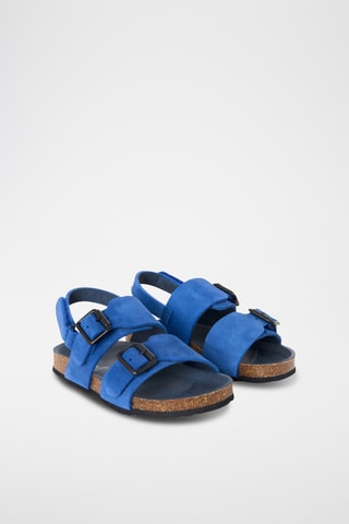 Leren Sandalen - Donkerblauw