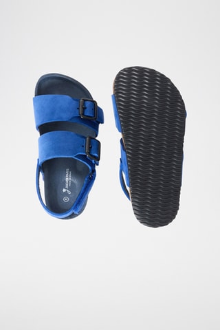 Leren Sandalen - Donkerblauw