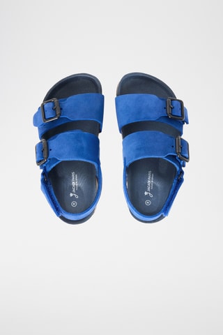 Leren Sandalen - Donkerblauw