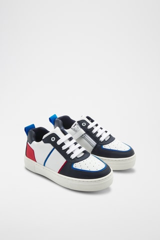 Leren Sneakers - Wit en Zwart