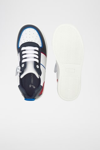 Leren Sneakers - Wit en Zwart