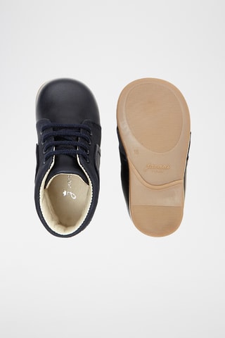 Leren Boots - Marineblauw