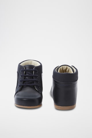 Leren Boots - Marineblauw