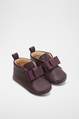 Leren Mary Janes - Bordeauxrood