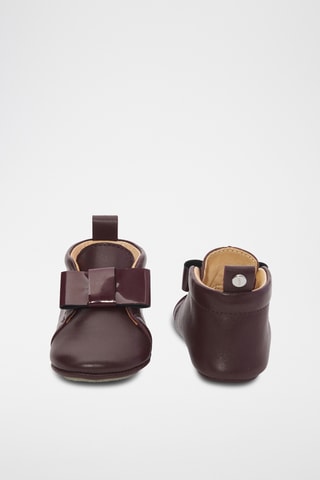 Leren Mary Janes - Bordeauxrood