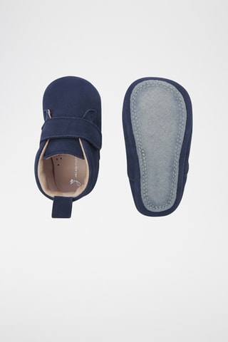 Nubuck Pantoffels - Donkerblauw