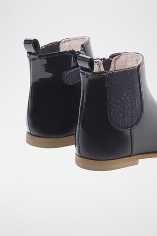 Leren Enkellaarzen - Zwart