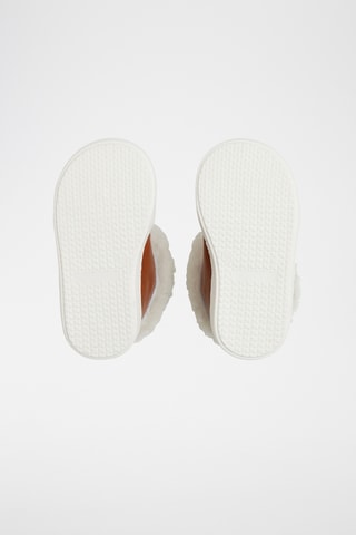 Gevoerde Leren en Schapenwollen Boots - Camel