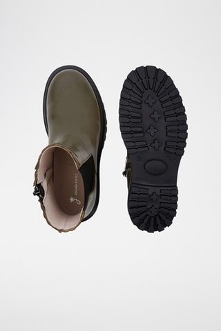 Lakleren Enkellaarzen - Bruin