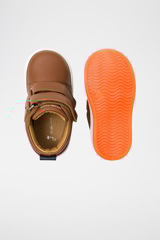 Hoge Leren Sneakers - Bruin