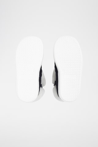 Gevoerde Splitleren en Schapenwollen Enkellaarzen - Marineblauw