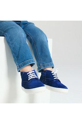 Nubuck Boots - koningsblauw