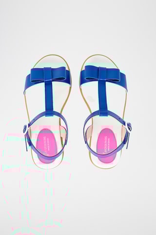 Leren Sandalen - Marineblauw