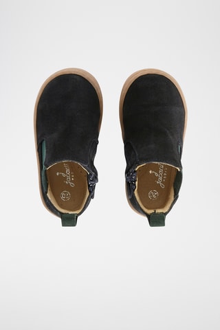 Splitleren Enkellaarzen - Zwart