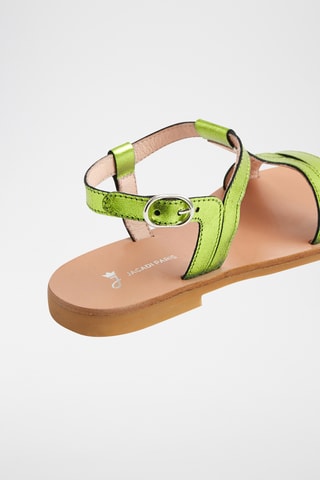 Leren Sandalen - Groen
