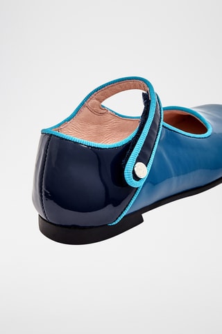 Lakleren Mary Janes - Blauw