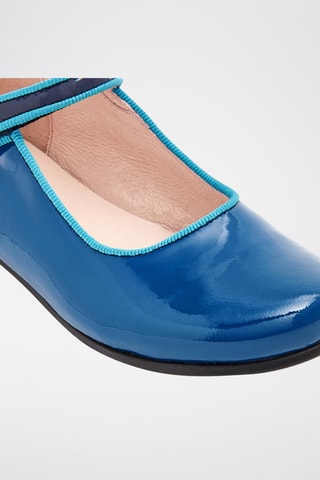 Lakleren Mary Janes - Blauw