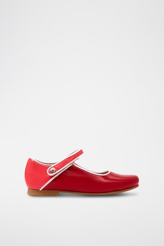 Lakleren Mary Janes - Rood en koraalrood
