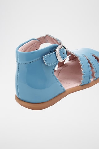 Lakleren Sandalen - Hemelsblauw