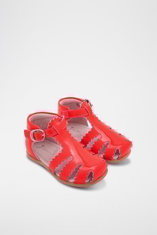 Lakleren Sandalen - Rood